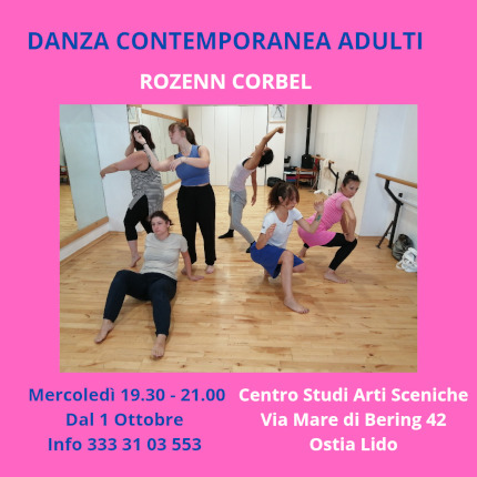 Masterclass Danza Contemporanea Ragazzi  con la danzatrice, performer, coreografa e formatrice Rozenn Corbel